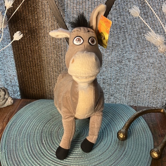Shrek 2 Donkey 10'' Plush Nanco Dreamworks 2004 Stuffed Animal Plush Toy - Picture 8 of 9